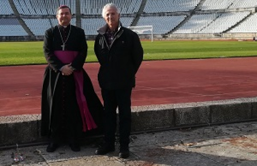 JAMOR RECEIVED THE VISIT OF THE AUXILIARY BISHOP OF LISBON, D. AMRICO AGUIAR
